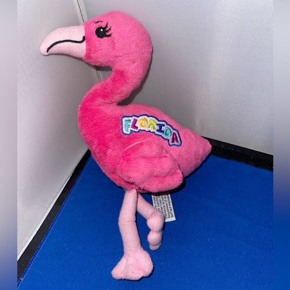 RGU Souvies 9" Plush Flamingo Florida Souvenir Pink Stuffed Animal toy